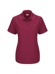 Red Kap Shirts -  Women's Short Sleeve Performance Knit Pocketless Core Polo
