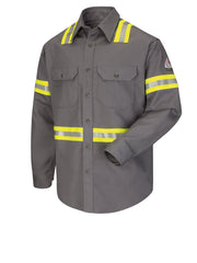 Bulwark - Men's Midweight Flame-Resistant Enhanced Visibility Uniform Shirt
