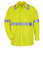 Bulwark - Men's Midweight Flame-Resistant Hi-Visibility Work Shirt