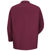 Red Kap Shirts -  Men's Long Sleeve Industrial Work Shirt