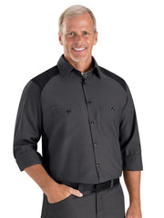Red Kap Shirts -  Men's Long Sleeve Motorsports Shirt