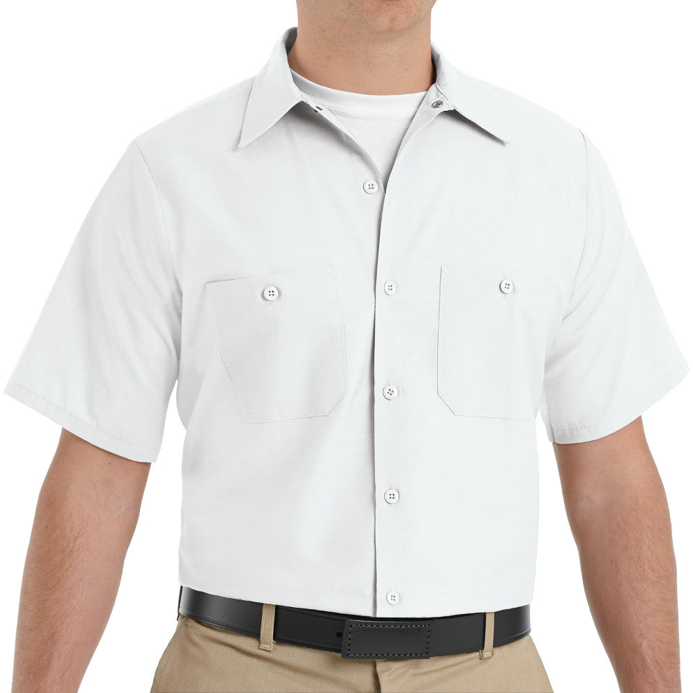 Red Kap Shirts -  Men's Short Sleeve Industrial Work Shirt