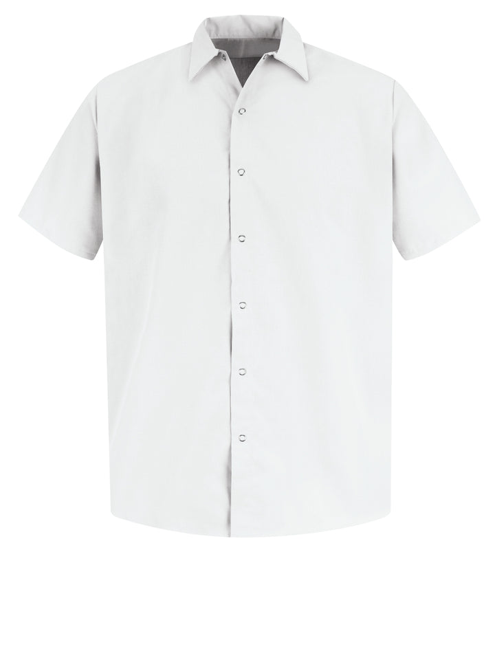Red Kap Food Processing -  Men's Short Sleeve Specialized Pocketless Work Shirt