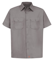 Red Kap Shirts -  Men's Short Sleeve Utility Uniform Shirt