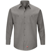 Red Kap Shirts -  Men's Long Sleeve Mimix Work Shirt