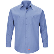 Red Kap Shirts -  Men's Long Sleeve Mimix Work Shirt