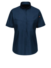 Red Kap Shirts -  Women's Short Sleeve Performance Pro+ Work Shirt with OilBlok + Mimix™