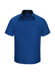 Red Kap Shirts -  Men's Short Sleeve Performance Plus Shop Shirt