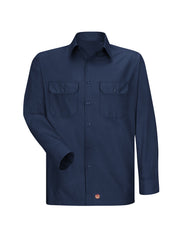 Red Kap Shirts -  Men's Long Sleeve Solid Rip Stop Shirt