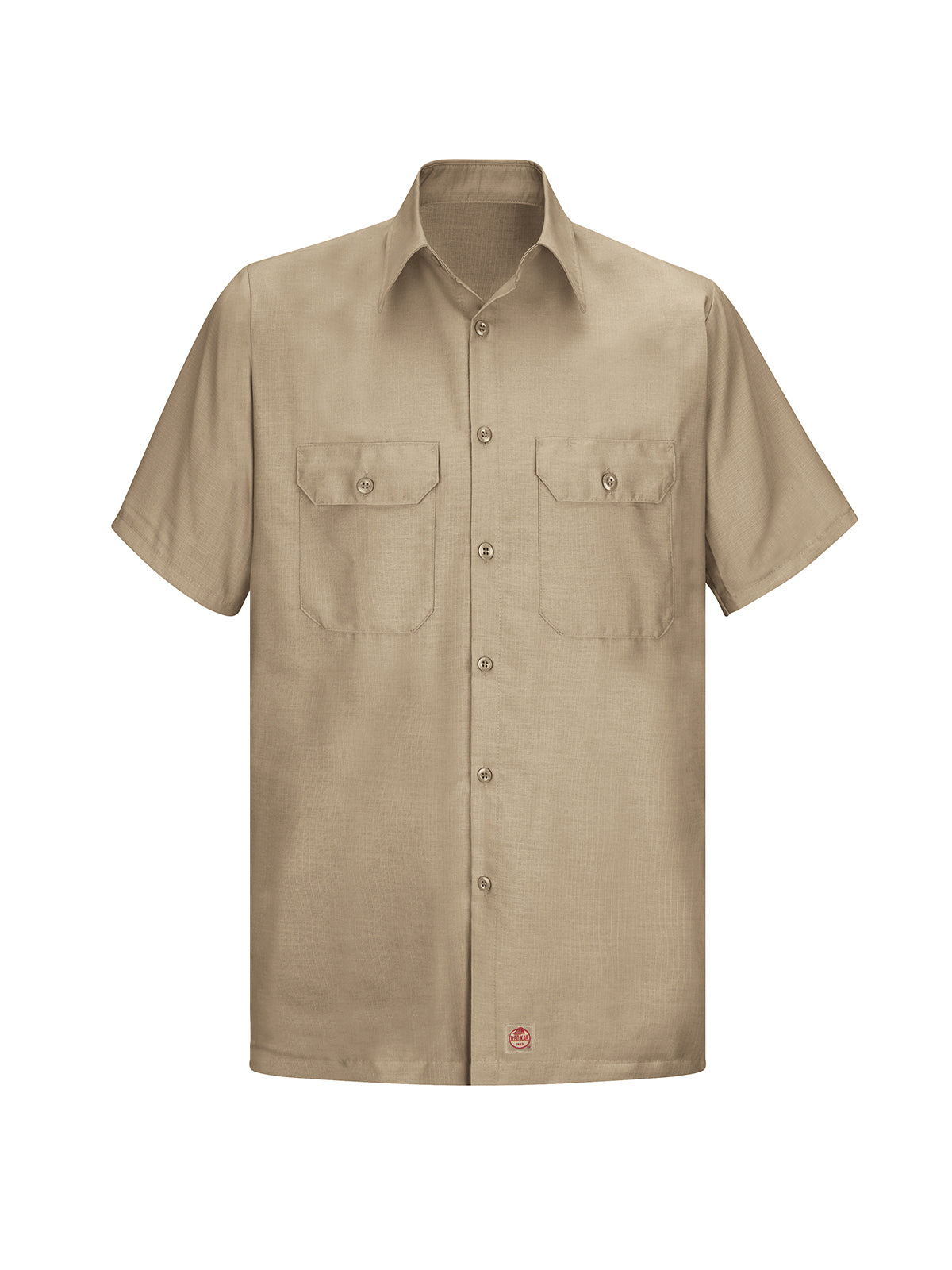 Red Kap Shirts -  Men's Short Sleeve Solid Rip Stop Shirt
