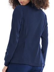 White Cross - CRFT - Women's Two-Pocket Mock Neck Zip-Front Jacket