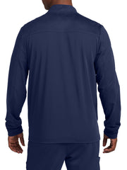 White Cross - CRFT - Men's Three-Pocket Mock Neck Knit Cuffs Jacket