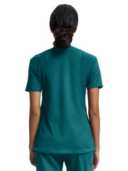 White Cross - VIBE - Women's Two-Pocket Knit Collar V-Neck Top