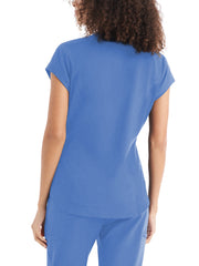 White Cross - CRFT - Women's One-Pocket V-Neck Top