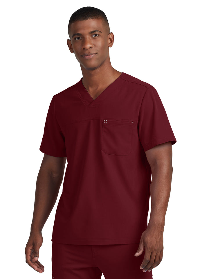 White Cross - CRFT - Men's Two-Pocket Fluid Resistant V-Neck Top