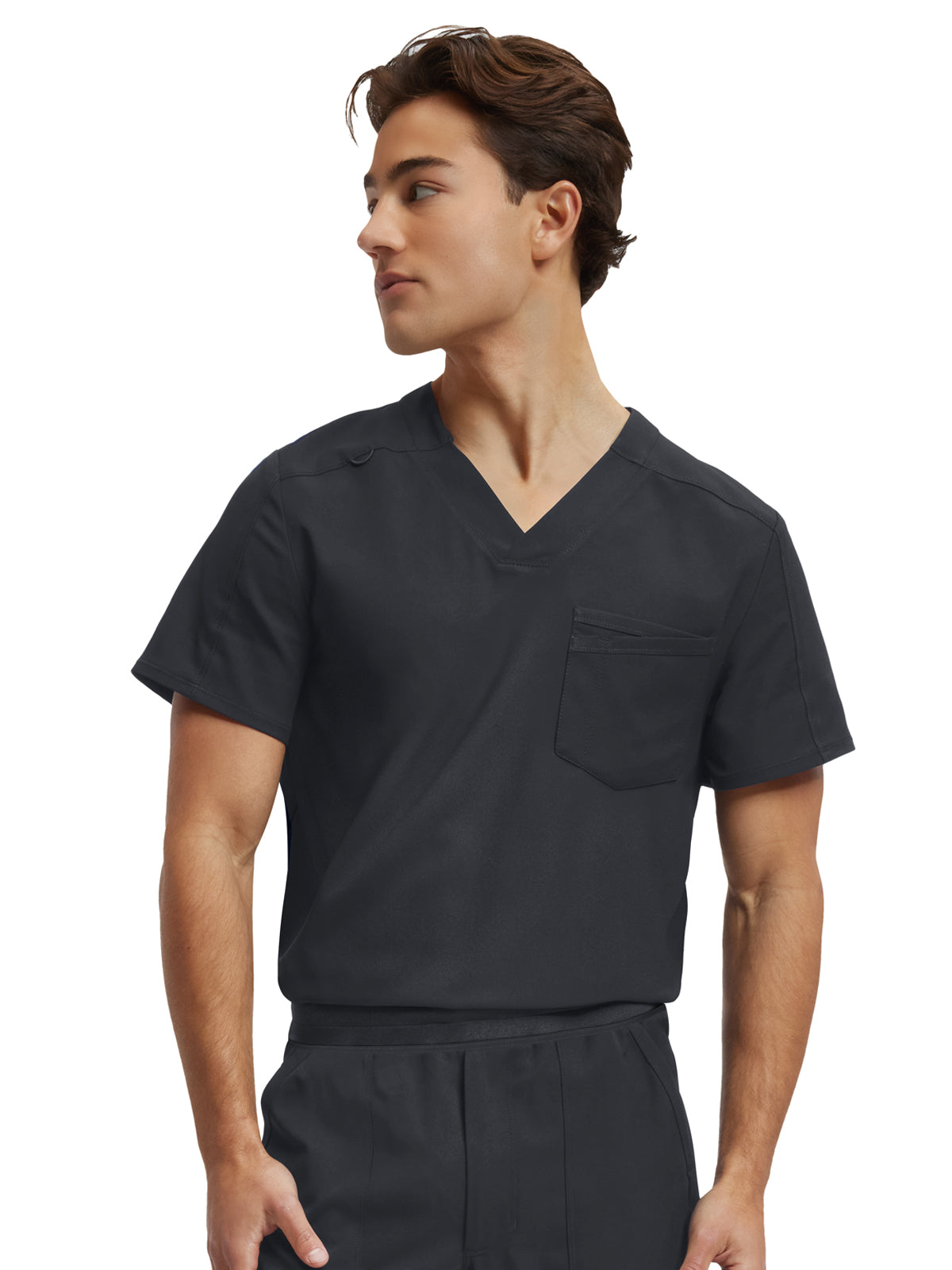 White Cross - VIBE - Men's Two-Pocket Tuck-In V-Neckline Top