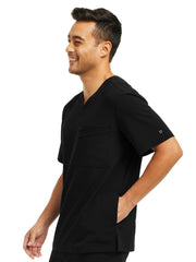 White Cross - CRFT - Men's Four-Pocket V-Neck Top