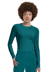 White Cross - VIBE - Women's Shirttail Hemline Underscrub Tee