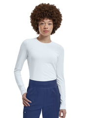 White Cross - VIBE - Women's Shirttail Hemline Underscrub Tee